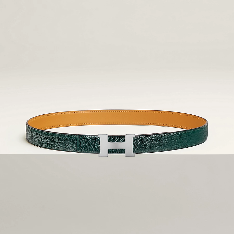 Mini Constance belt buckle & Reversible leather strap 24 mm - Image 3